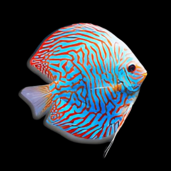 Tiger Turquoise Discus - Real Aquatics