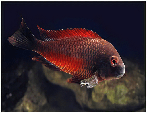 Tropheus Firefox Tanganyikan African Cichlids 4cm - Real Aquatics