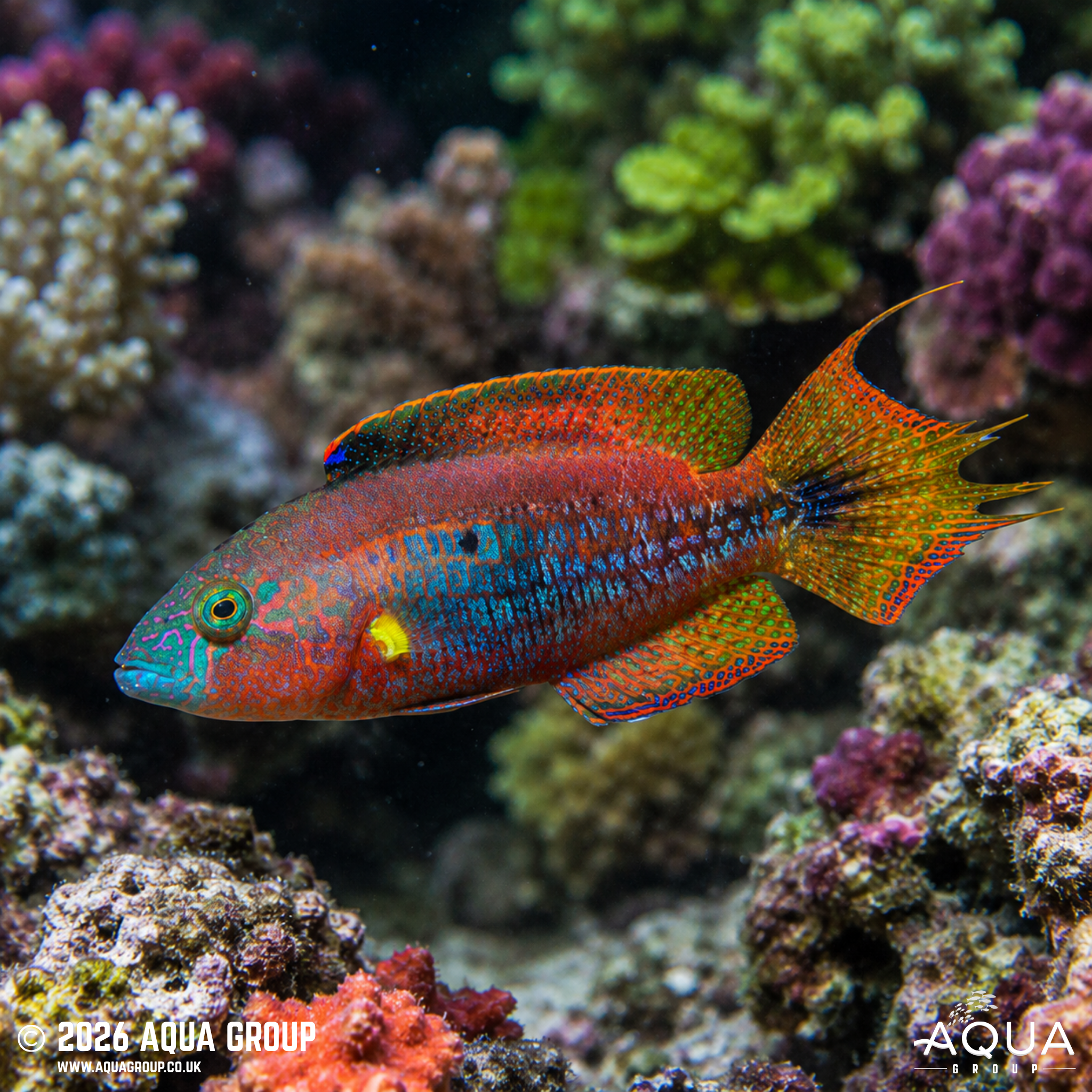 Twospot Maori Wrasse (Oxycheilinus bimaculatus)
