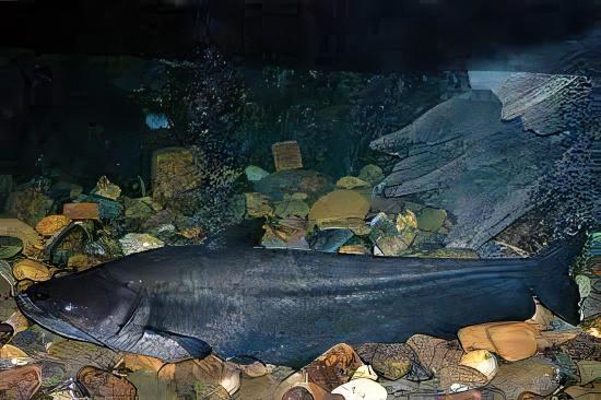 Great Tapah Striped Catfish Wallagoo Leeri 10cm - Real Aquatics