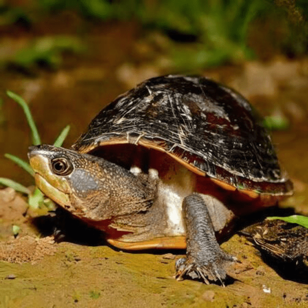 White Lipped Mud Turtle Kinosternon Leucostomum 15cm - Real Aquatics
