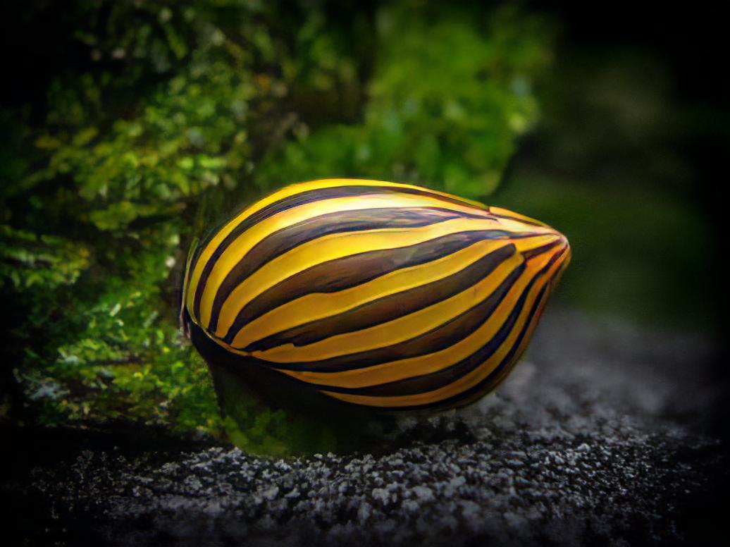 Zebra Snail Neritina Natalensis 2cm - Real Aquatics