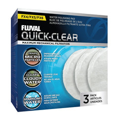 Fluval Quick-Clear Water Polishing Pads for FX2/FX4/FX5/FX6 (3 Pack)