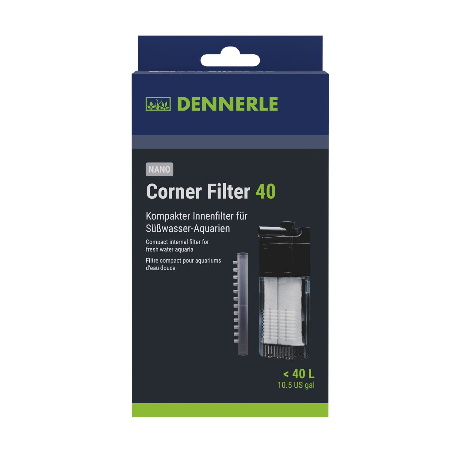 Dennerle Nano 40 Corner Filter Shrimp Safe tanks up to 40L