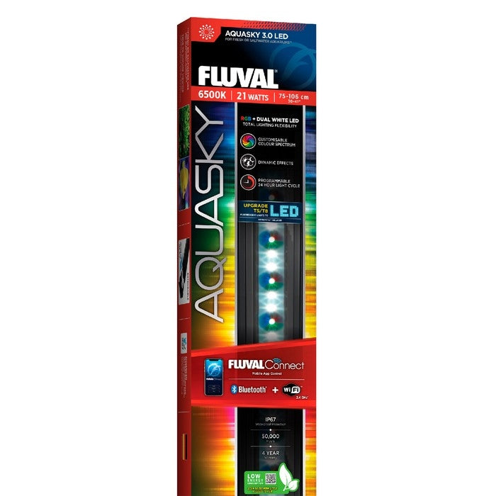 Fluval Aquasky 3.0 LED Aquarium Lighting with WiFi & Bluetooth 7 Sizes