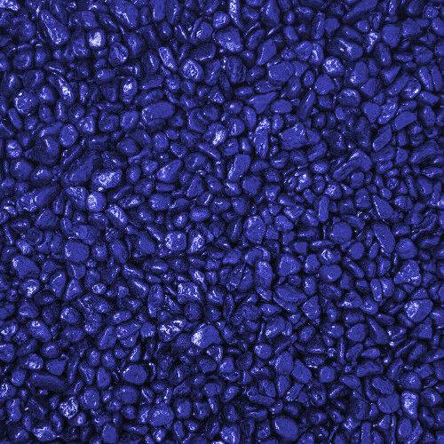 Aqua One Aquarium Fish Tank Coloured Gravel Deep Blue 7mm - Real Aquatics