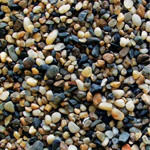 Aqua One Aquarium Fish Tank Natural Gravel River Stones 6mm - Real Aquatics