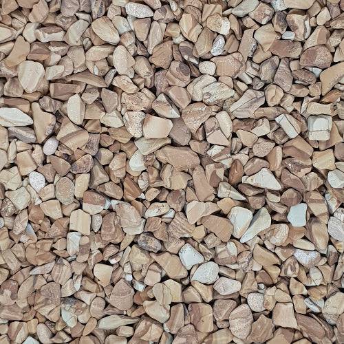 Aqua One Aquarium Fish Tank Natural Layered Brown Gravel 3-8mm - Real Aquatics