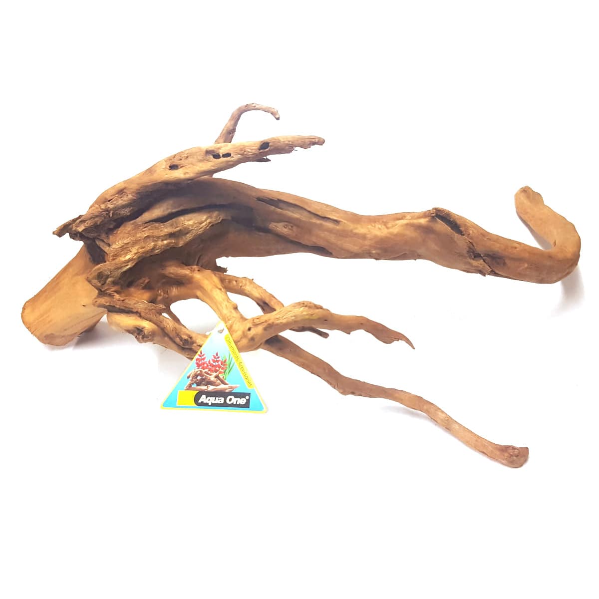 Aqua One Azalea Root Natural Wood Large 40-50cm - Real Aquatics