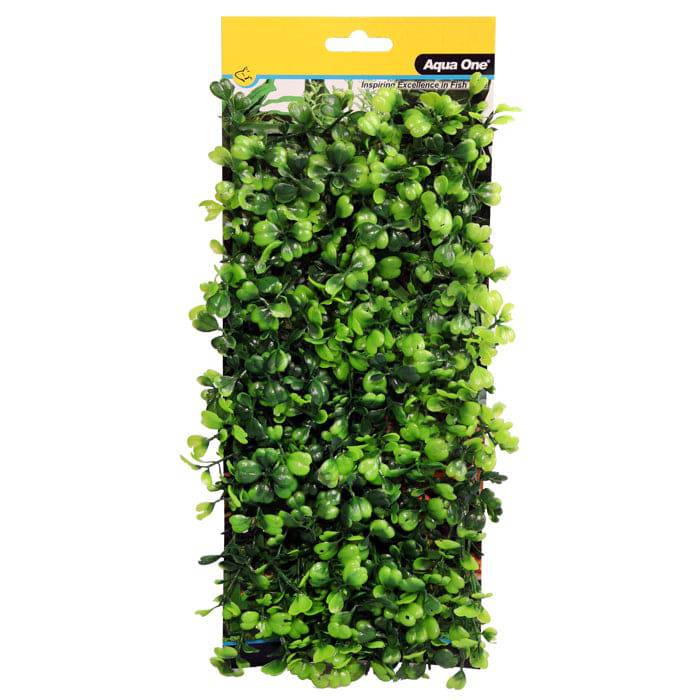 Aqua One EcoScape Aquarium Fish Tank Plastic Plant Mat Lobelia 25 x 11.5cm - Real Aquatics