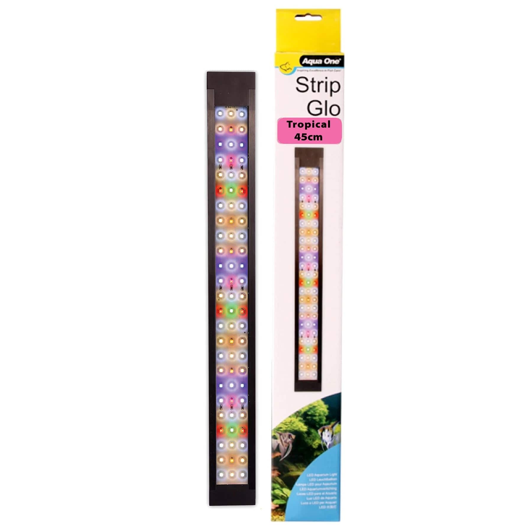 Aqua One StripGlo Tropical LED Lighting - Real Aquatics