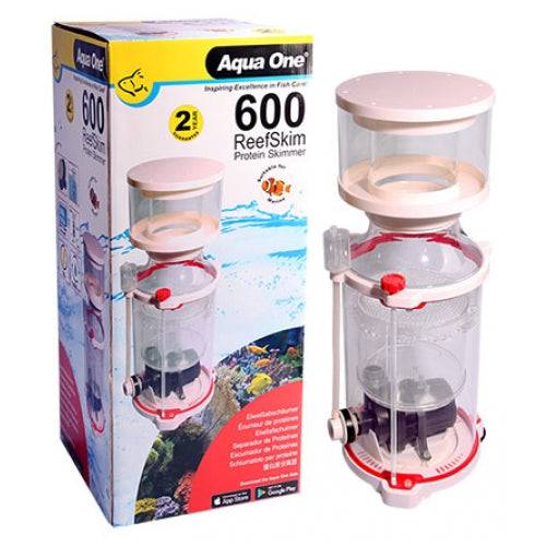 Aqua One Aquarium Fish Tank Marine Protein Skimmer ReefSkim 600 - Real Aquatics