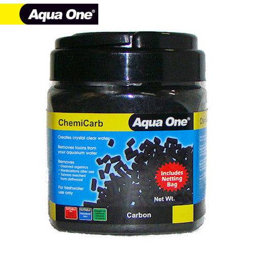 Aqua One Activated Carbon Filter Media ChemiCarb 600g - Real Aquatics