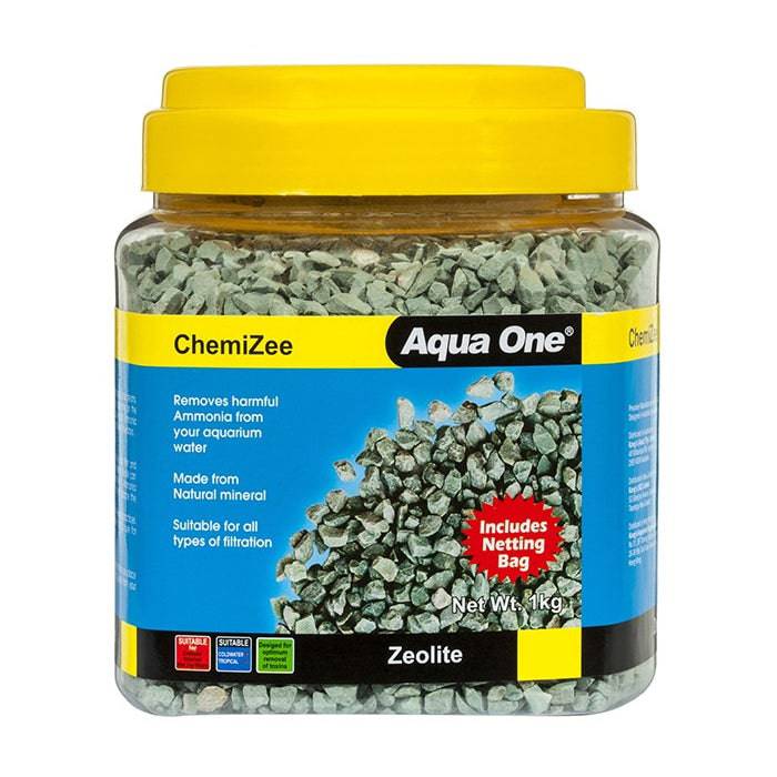 Aqua One Chemizee Zeolite Ammonia Reduction 500g - Real Aquatics