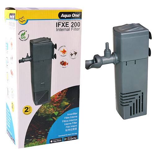 Aqua One Fish Tank Internal Filter IFXE 200 1000L/h Aquariums up to 200L - Real Aquatics