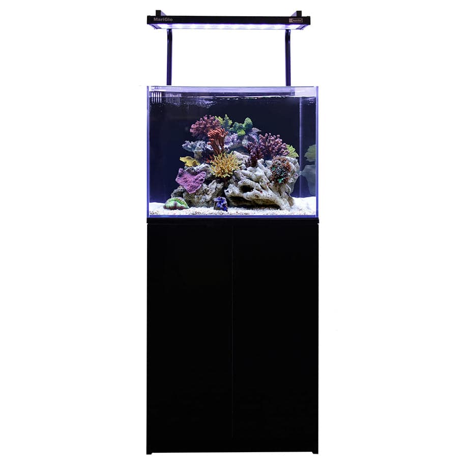 Aqua One MiniReef 120 Aquarium & Cabinet 120L Black & White