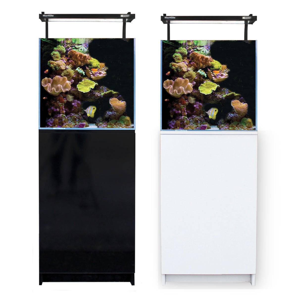 Aqua One MiniReef 90 Aquarium & Cabinet 90L Black & White