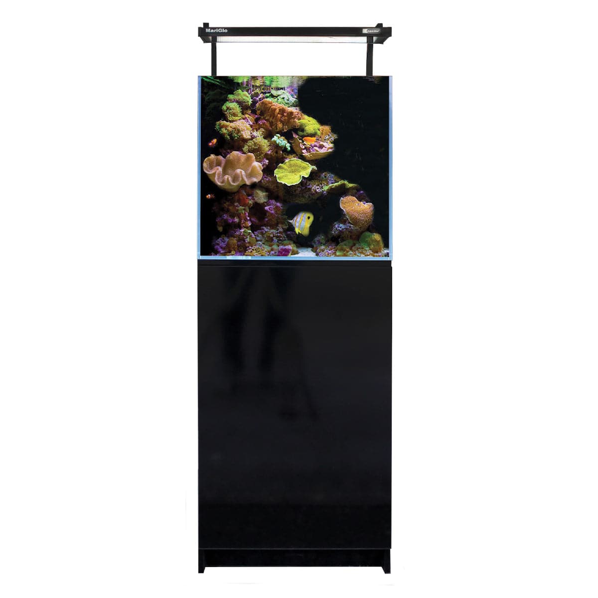 Aqua One MiniReef 90 Aquarium & Cabinet 90L Black & White