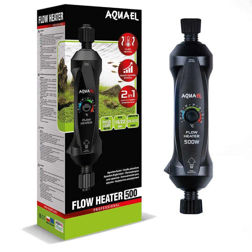 Aquael Inline Aquarium Fish Tank Heaters 300/500w - Real Aquatics