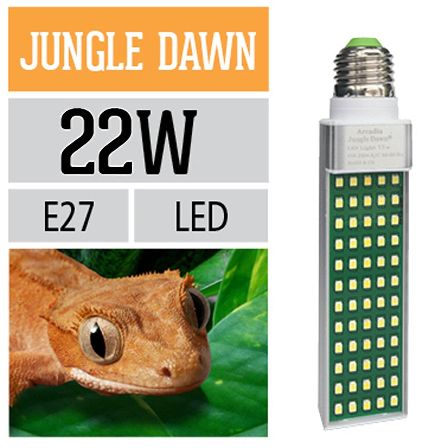 Arcadia Reptile Jungle Dawn Plant Growth LED Lighting E27 22w - Real Aquatics