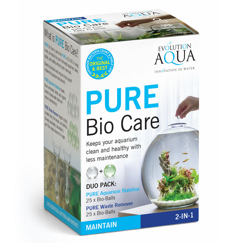 Evolution Aqua PURE Bio Care Duo Pack – 2-in-1 Aquarium Treatment