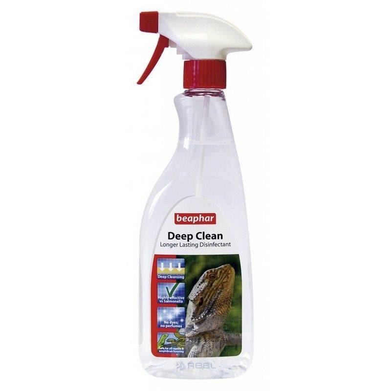 Beaphar Deep Clean Reptile Disinfectant Spray 500ml - Real Aquatics