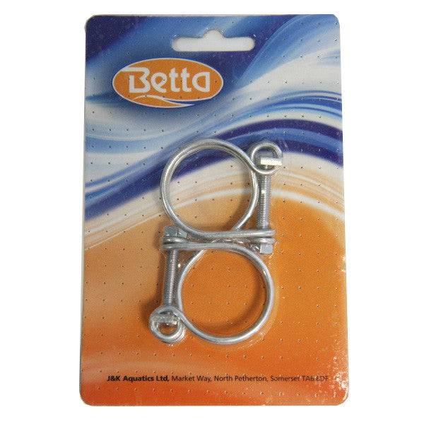 Betta Hoseclips Double Wire Clips 13mm Pack of 2 - Real Aquatics