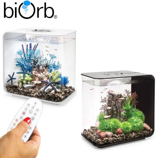 BiOrb Flow 30L Aquarium MCR LED Lighting Black / White - Real Aquatics