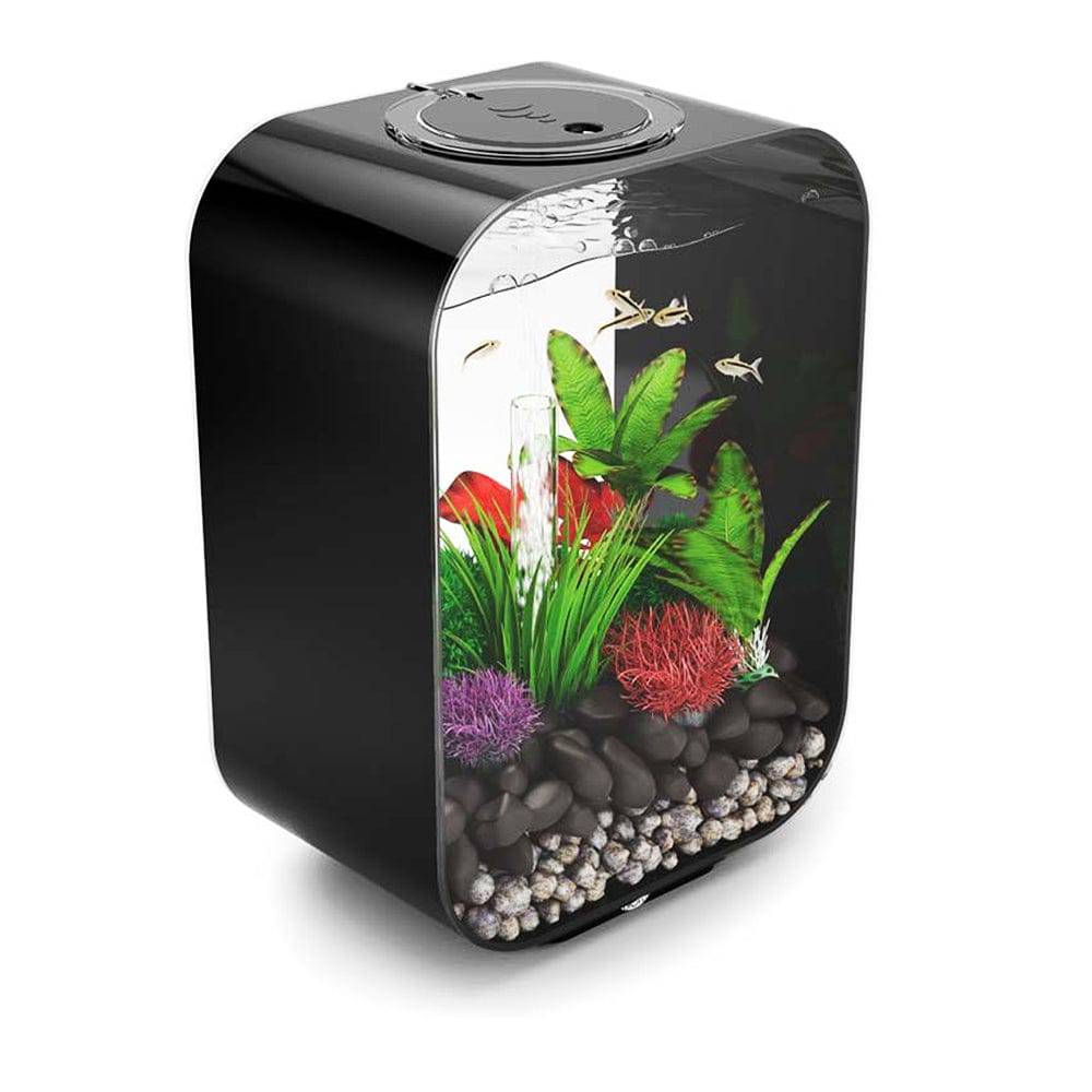 BiOrb Life 15L Aquarium MCR LED Lighting Black / White / Clear - Real Aquatics