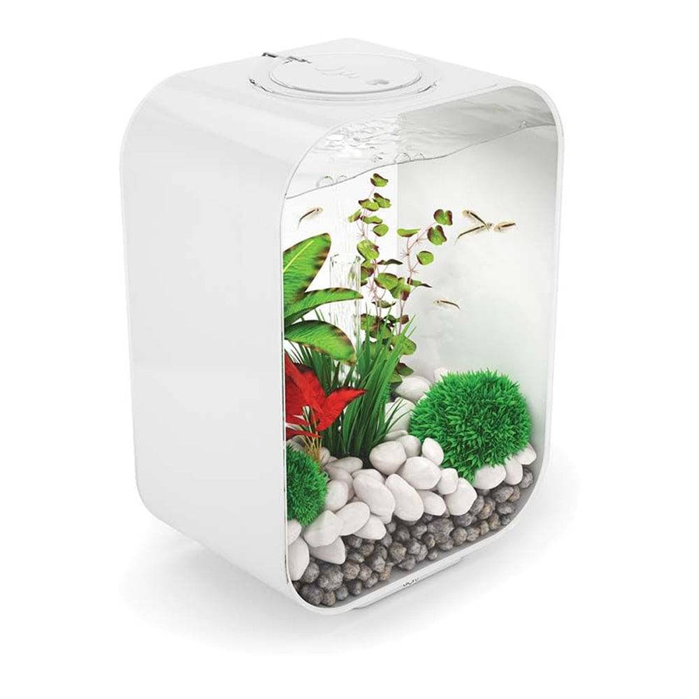 BiOrb Life 15L Aquarium MCR LED Lighting Black / White / Clear - Real Aquatics