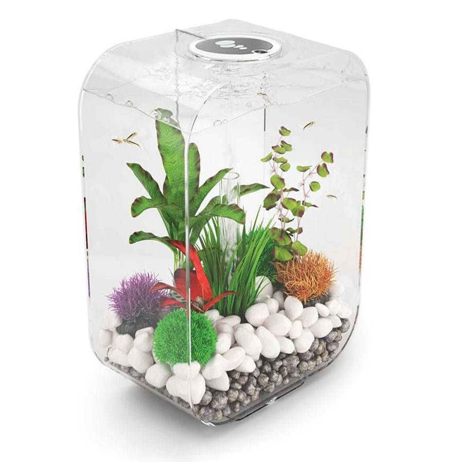 BiOrb Life 45L Aquarium MCR LED Lighting Black / White / Clear - Real Aquatics