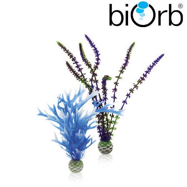 BiOrb Easy Plant Set Blue & Purple Medium Pk of 2 46059 - Real Aquatics