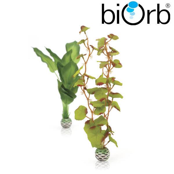 BiOrb Silk Plant Set Green Medium Pk of 2 46100 - Real Aquatics