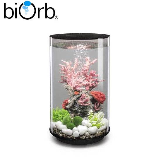 BiOrb Tube 30 Aquarium MCR LED Lighting Black / White - Real Aquatics