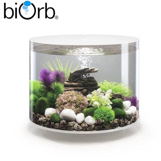 BiOrb Tube 35 Aquarium MCR LED Lighting Black / White - Real Aquatics