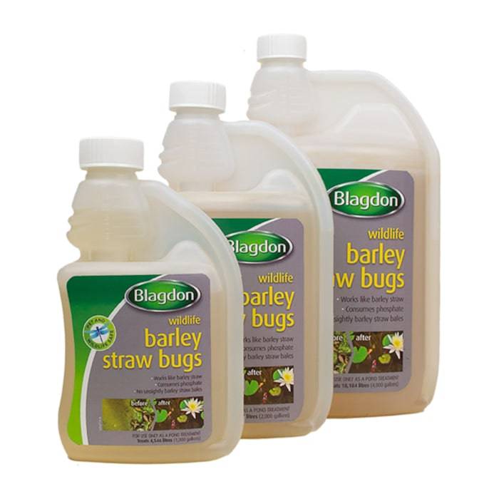 Blagdon Barley Straw Bugs Natural Algae Treatment 250-1000ml - Real Aquatics