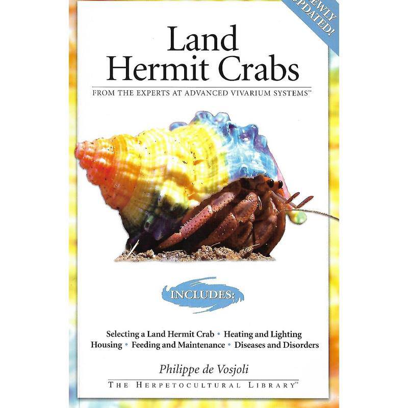 Land Hermit Crabs by Philippe de Vosjoli Book - Real Aquatics