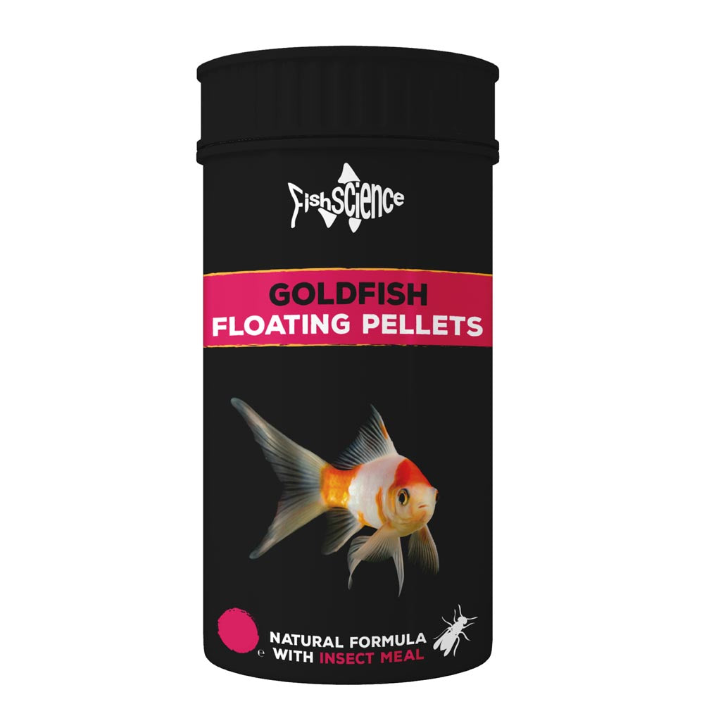 Fish Science Goldfish Floating Pellets Insect Based Food 45/110g