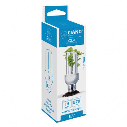 Ciano Lighting CLA 15w 6500K E27 Compact Lamp Replacement - Real Aquatics