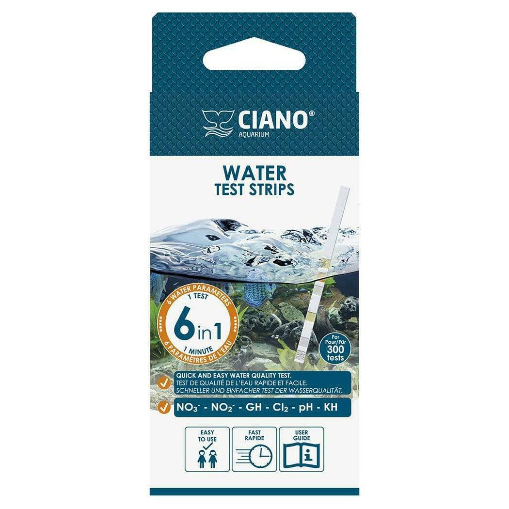 Ciano Water Test Strips 6 in 1 (50 strips / 300 tests) - Real Aquatics