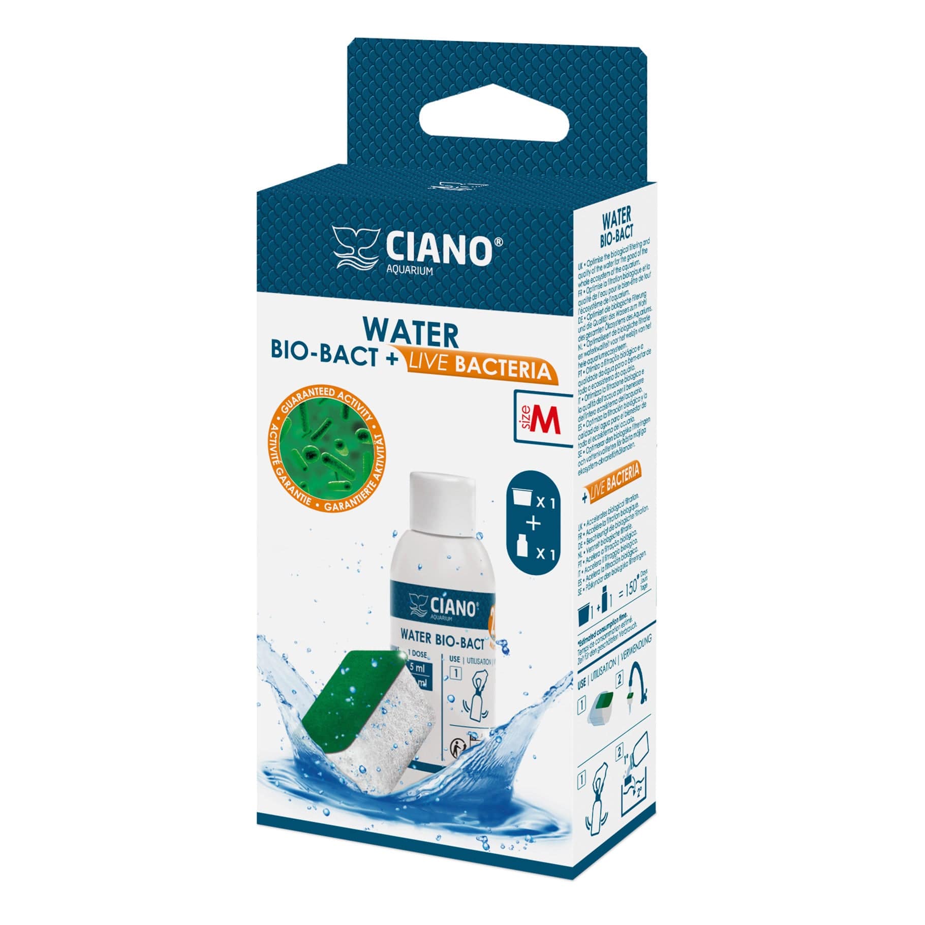 Ciano Water Bio-Bact & Live Bacteria 4 Sizes