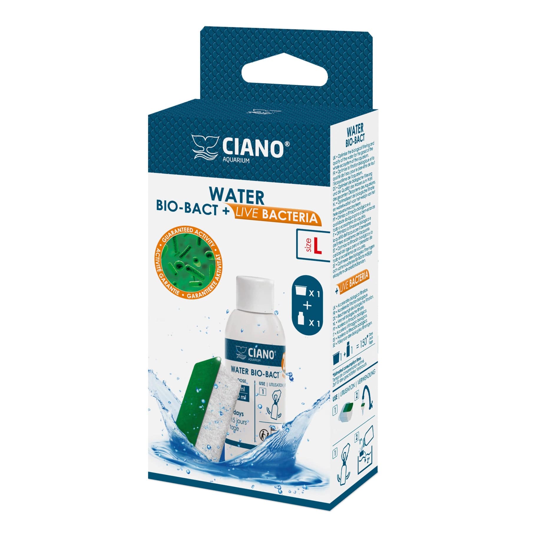 Ciano Water Bio-Bact & Live Bacteria 4 Sizes