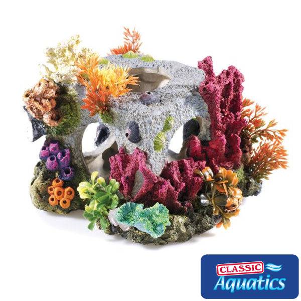 Classic Aquatics Cubic Habitat Coral Ornament 170mm Large - Real Aquatics