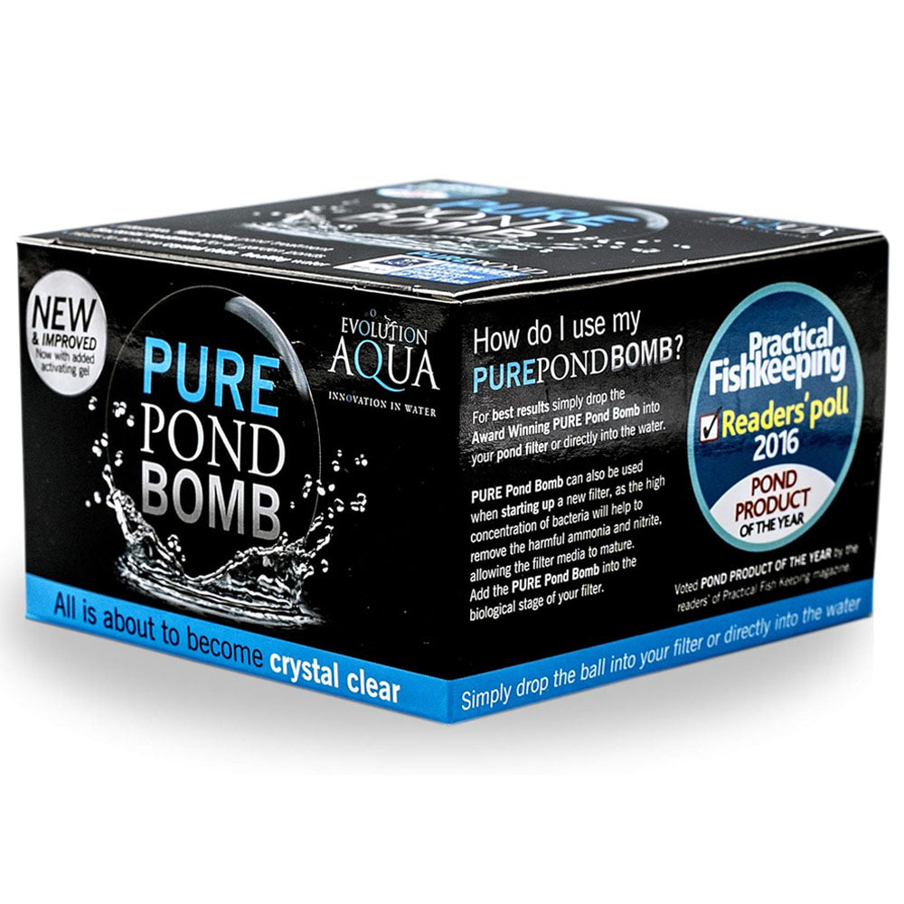 Evolution Aqua PURE Pond Bomb | Beneficial Bacteria Pond Treatment