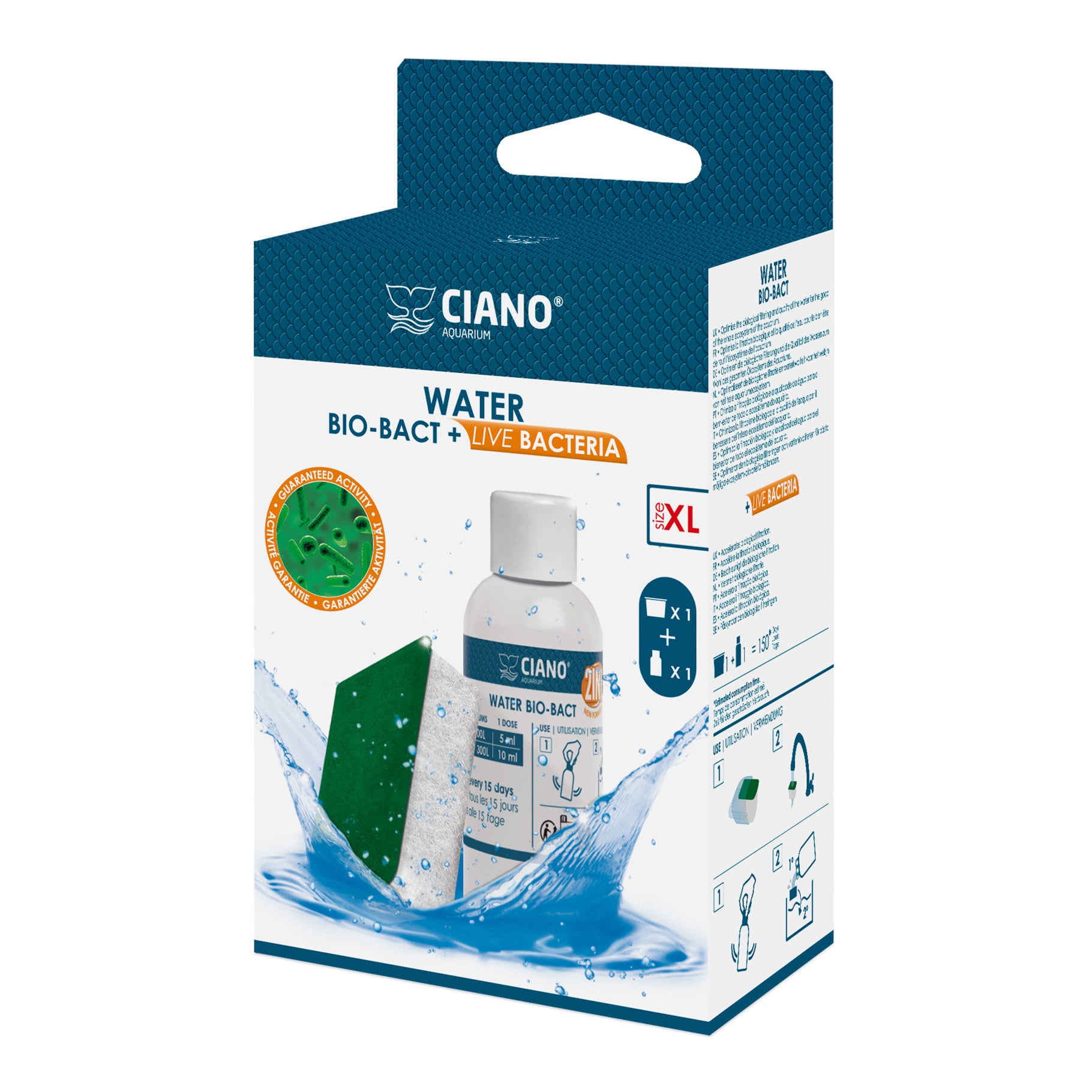 Ciano Water Bio-Bact & Live Bacteria 4 Sizes