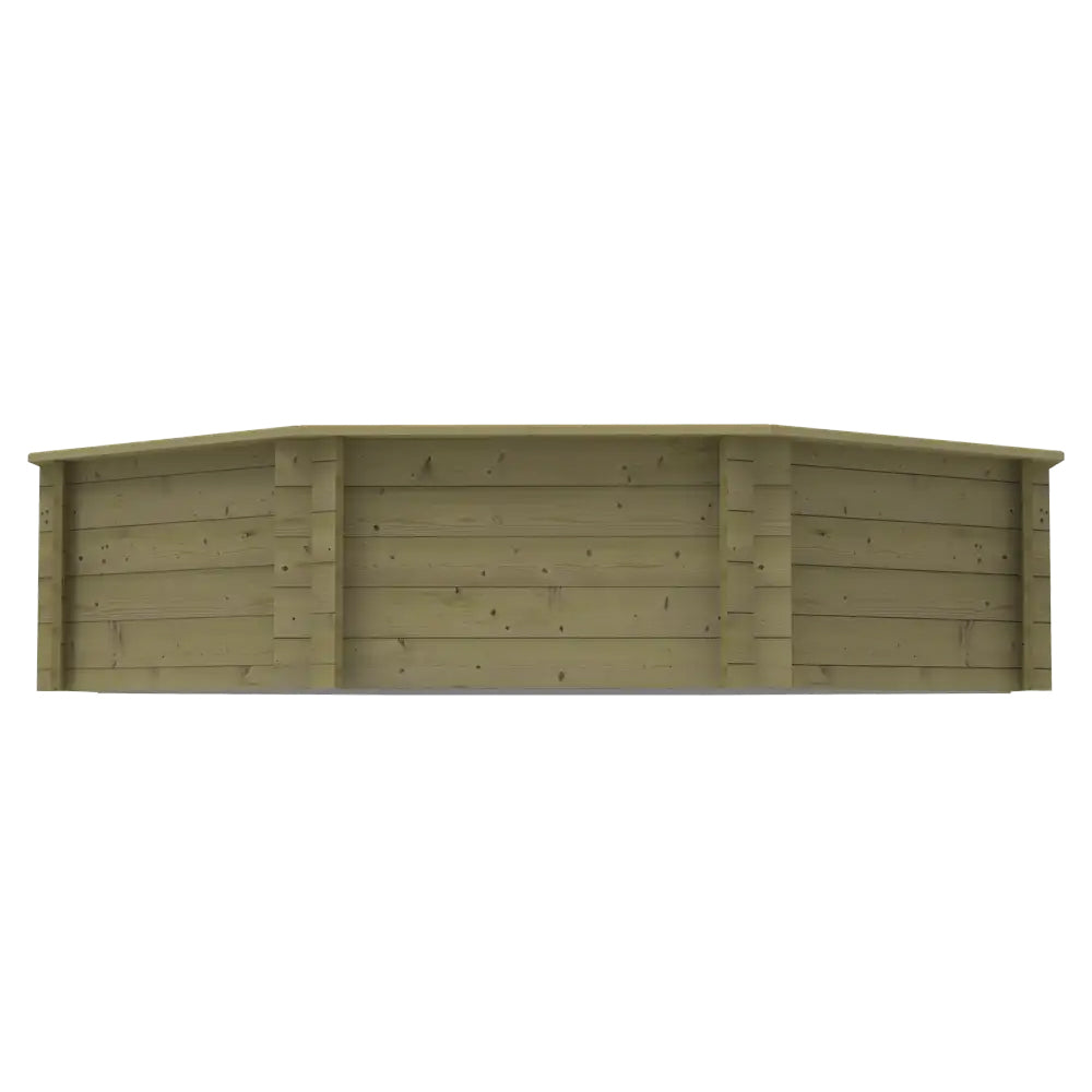 The Garden Timber Company Wooden Fish Ponds 10ft Octagonal 697mm Height 4078L