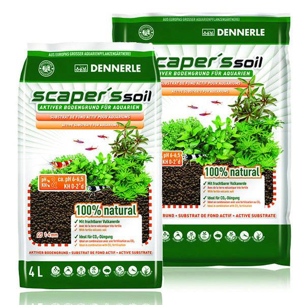 Dennerle Active Substrate Scapers Soil 1-4mm 2 Sizes - Real Aquatics