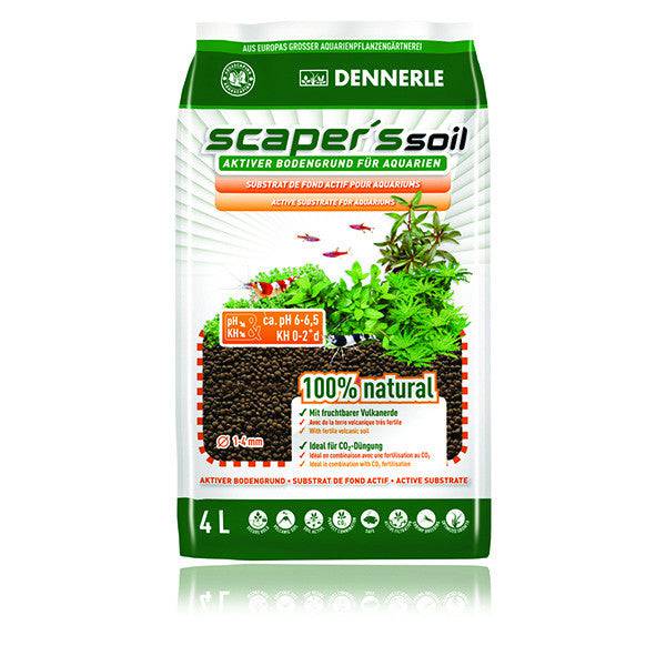 Dennerle Active Substrate Scapers Soil 1-4mm 2 Sizes - Real Aquatics