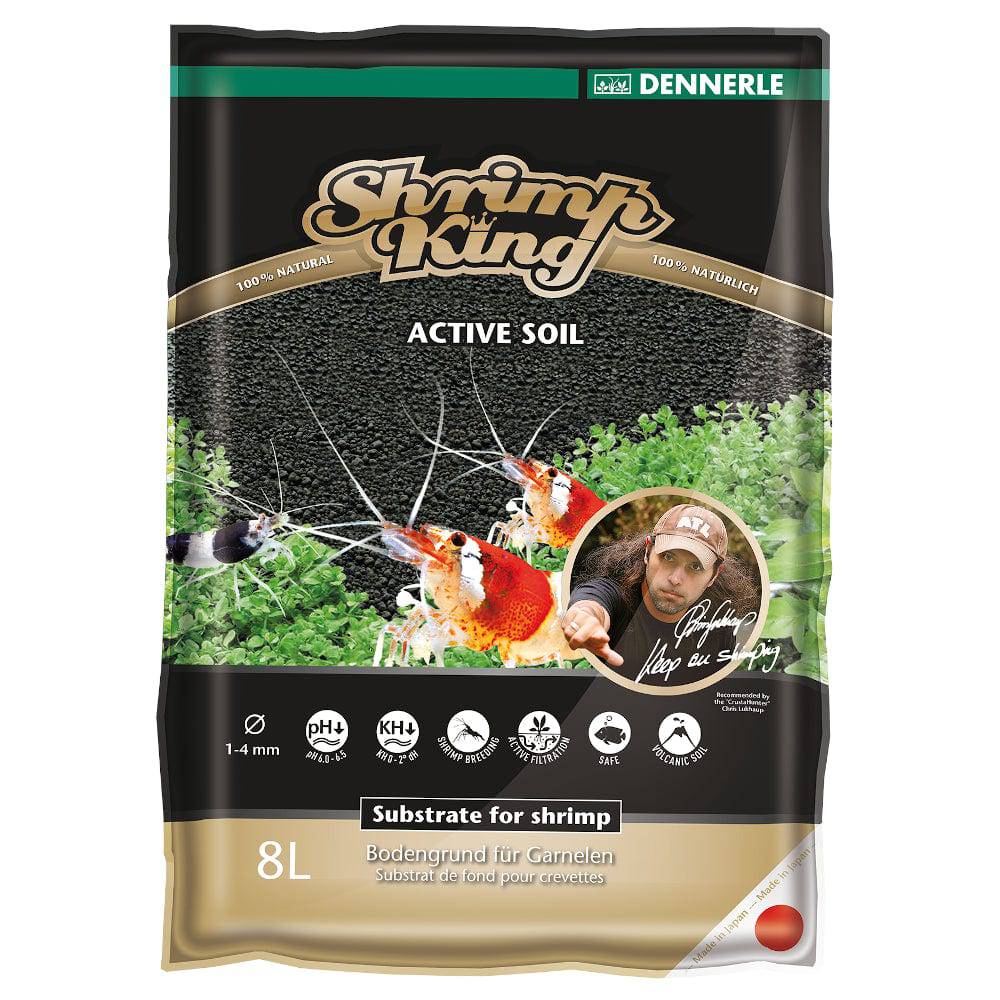 Dennerle Shrimp King Active Soil Substrate 2 Sizes - Real Aquatics