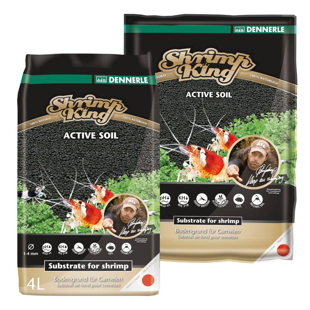 Dennerle Shrimp King Active Soil Substrate 2 Sizes - Real Aquatics